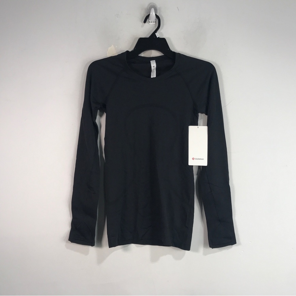 Lululemon Swiftly Tech 2.0 Long Sleeve Shirt, Women's Size 4 - Black
